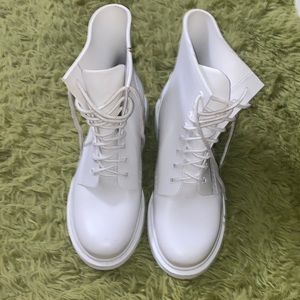 Madden Girl white boots